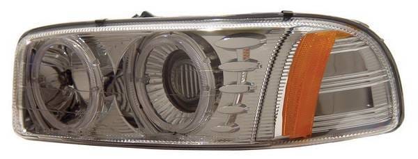 GMC Sierra Anzo Projector Headlights - with Halo Chrome - 111003