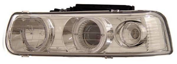 Chevrolet Tahoe Anzo Projector Headlights - with Halo Chrome - 111013