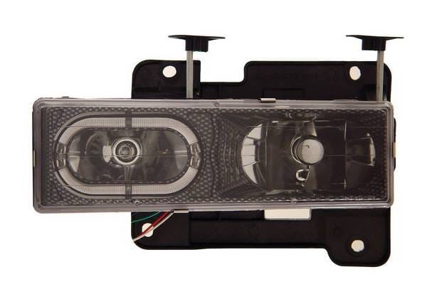 Chevrolet Suburban Anzo Headlights - Crystal with Halo Carbon Fiber - 111005