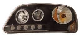 Ford Expedition Anzo Projector Headlights - with LED Halo - Black - 1PC - 111031
