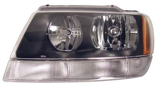 Jeep Grand Cherokee Anzo Headlights - Crystal & Chrome - 111042