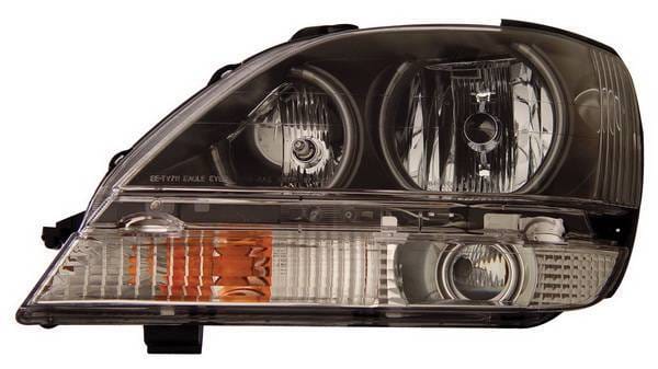 Lexus RX300 Anzo Headlights - with Halo - CCFL - Iron Gray - 111047