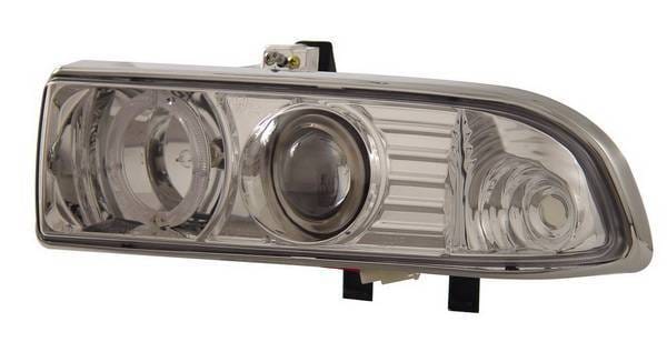 Chevrolet S10 Anzo Projector Headlights - with Halo Chrome - 111016