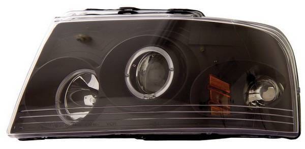 Ford Expedition Anzo Projector Headlights - with Halo Black - 111024