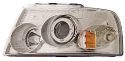 Ford Expedition Anzo Projector Headlights - with Halo Chrome - 111025