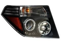 Nissan Pathfinder Anzo Projector Headlights - Black & Clear with Amber - 111111