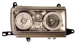 Toyota Land Cruiser Anzo Headlights - Crystal with Halo - 111092