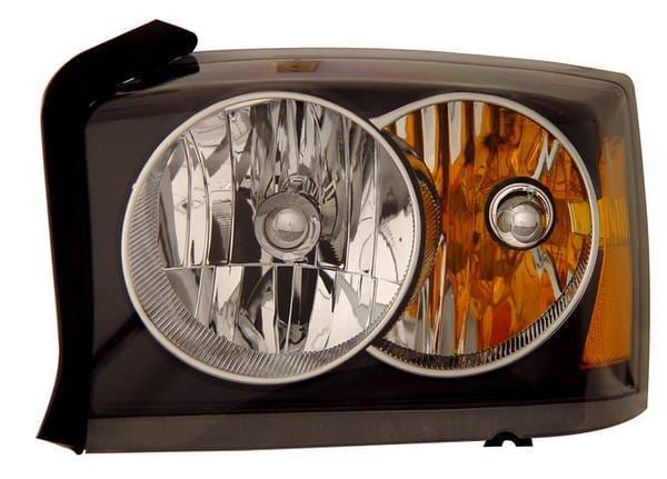 Dodge Dakota Anzo Headlights - Black & Clear - 111105