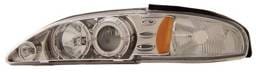 Ford Mustang Anzo Projector Headlights - with LED Halo - Chrome - 1PC - 121039