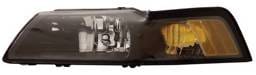 Ford Mustang Anzo Headlights - Crystal & Black - 121040