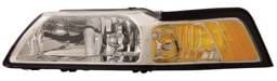 Ford Mustang Anzo Headlights - Crystal & Chrome - 121041