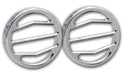 Pro-One Smooth Chrome Billet Driving Light Covers - Pair - H20043SC