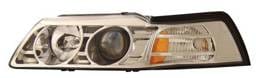 Ford Mustang Anzo Projector Headlights - Chrome - 121043
