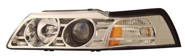 Ford Mustang Anzo Projector Headlights - Chrome - 121043