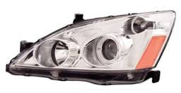 Honda Accord Anzo Projector Headlights - with Halo Chrome - 121047