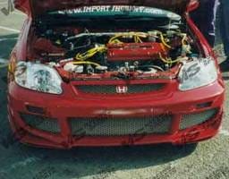 Honda Civic 2DR VIS Racing AVG Full Body Kit - 99HDCVC2DAVG-099