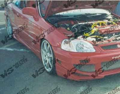 Honda Civic 2DR VIS Racing AVG Full Body Kit - 99HDCVC2DAVG-099 thumbnail 3