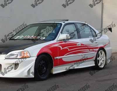 Honda Civic 2DR & 4DR VIS Racing Evolution Full Body Kit - 99HDCVC2DEVO-099 thumbnail 2