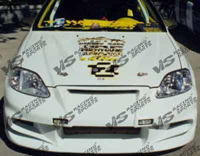 Honda Civic 2DR VIS Racing Invader 6 Full Body Kit - 99HDCVC2DINV6-099