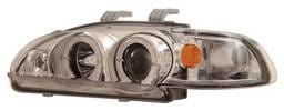 Honda Civic 4DR Anzo Projector Headlights - with Halo Chrome - 1PC - 121066