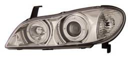 Infiniti I-30 Anzo Projector Headlights - with Halo Chrome - 121078