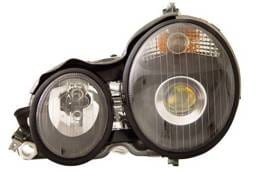 Mercedes-Benz E Class Anzo Projector Headlights - Black - 121083