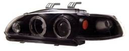 Honda Civic 4DR Anzo Projector Headlights - with Halo Black - 1PC - 121064