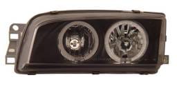 Mitsubishi Mirage 4DR Anzo Headlights - with Halo - Black - 121104