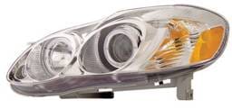 Toyota Corolla Anzo Projector Headlights - with Halo Chrome - 121126