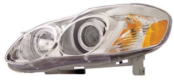 Toyota Corolla Anzo Projector Headlights - with Halo Chrome - 121126