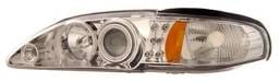 Ford Mustang Anzo Projector Headlights - Chrome Clear with CCFL Halos - 1PC - 121203