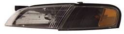 Nissan Altima Anzo Headlights - Black with Amber Reflectors - 121170