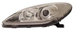 Lexus ES Anzo Projector Headlights - with Halo - Chrome & Clear with Amber Reflectors - CCFL - 121173