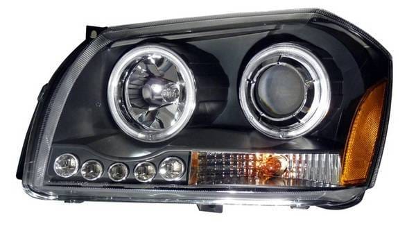 Dodge Magnum Anzo Projector Headlights - Black - 121220