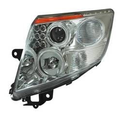 Nissan Sentra Anzo Projector Headlights - Halo Chrome & Clear Amber- CCFL - 121257