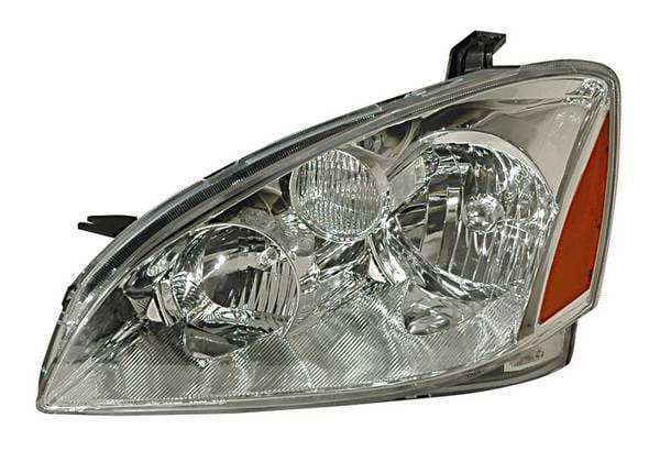 Nissan Altima Anzo Headlights - Crystal & Clear with Amber Reflectors - 121259