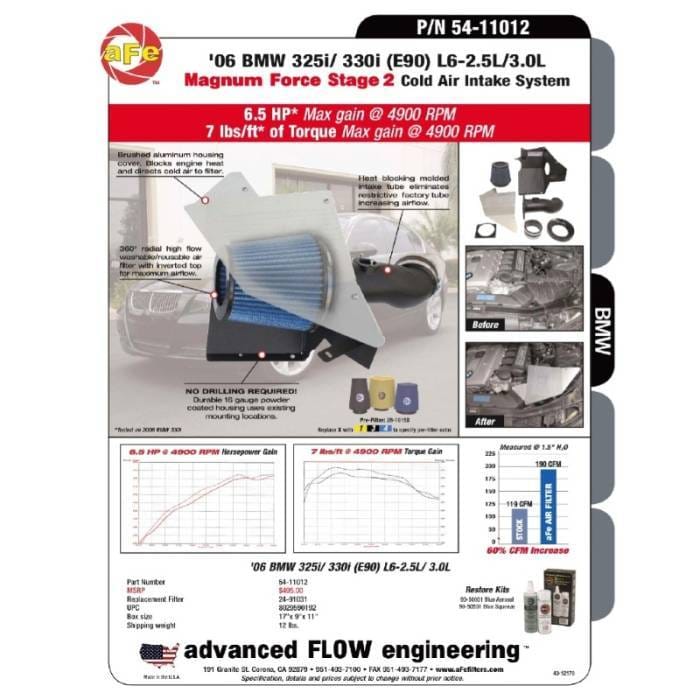 E90 Stage 2 Cold Air Intake - 325 330 thumbnail 2