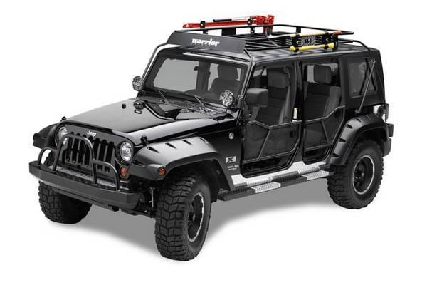 Jeep Cherokee Warrior Safari Sport Rack - Breakdown Basket with Gutter Mounts - 842