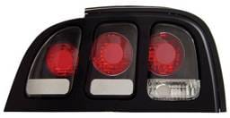 Ford Mustang Anzo Taillights - Black - 221020