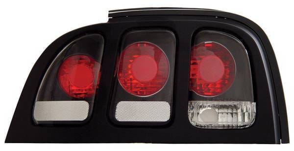 Ford Mustang Anzo Taillights - Black - 221020