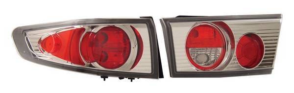 Honda Accord 4DR Anzo Taillights - Chrome - 221028