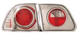 Honda Civic 4DR Anzo Taillights - Chrome - 221066