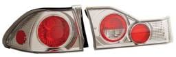 Honda Accord 4DR Anzo Taillights - Chrome - 221040