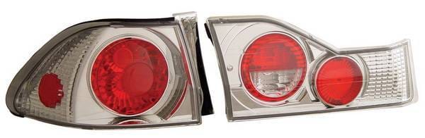 Honda Accord 4DR Anzo Taillights - Chrome - 221040