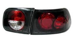 Honda Civic 2DR & 4DR Anzo Taillights - Black - 221056