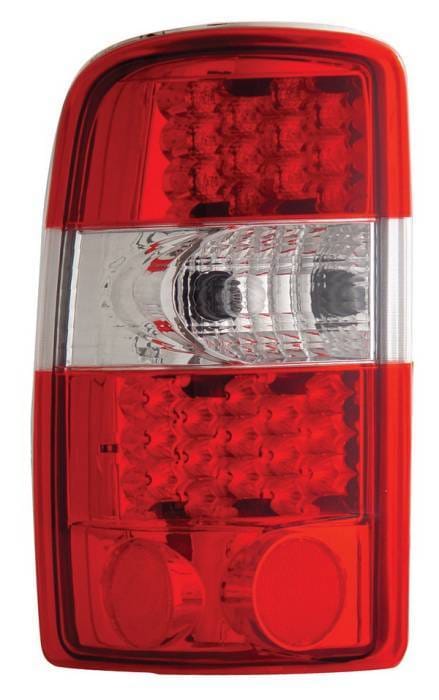 GMC Yukon Anzo LED Taillights - Red & Clear - 311001