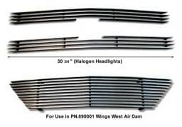 Chevrolet Blazer Wings West Billet Grille Set - 3PC - 302010