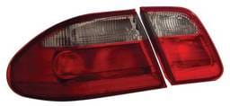 Mercedes-Benz E Class Anzo Taillights - Red & Clear - 221156