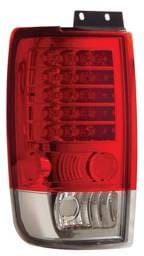 Ford Expedition Anzo LED Taillights - Red & Clear - 311019