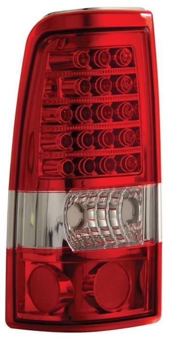 GMC Sierra Anzo LED Taillights - Red & Clear - 311010